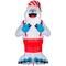 11ft. Airblown® Inflatable Giant Christmas Plush Bumble in Santa Hat & Suspenders